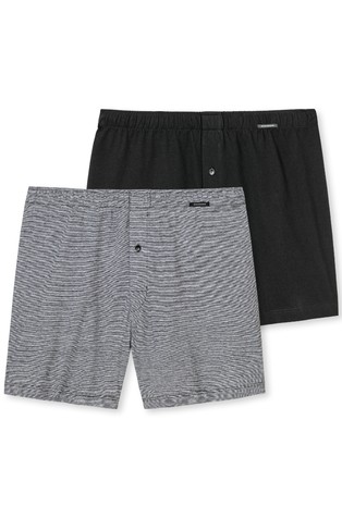 Essentials - Tension Release Boxer shorts jersey 2-pack solid stripes multi-colored