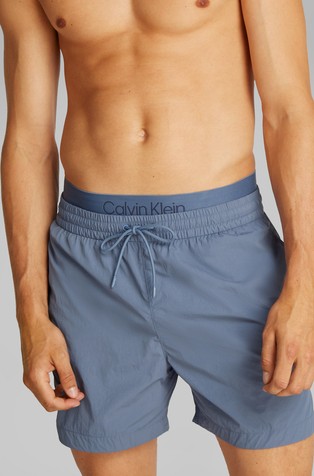 CALVIN KLEIN Kopalke z dvojnim pasom - CK Soft Nylon Modra - Blue 4