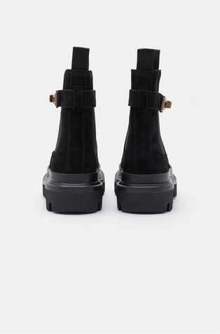 DOLCE &amp; GABBANA Suede ankle boots Black 3
