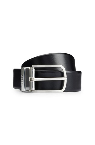 Reversible belt in Italian leather