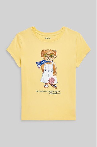 Polo Bear Cotton Jersey Tee