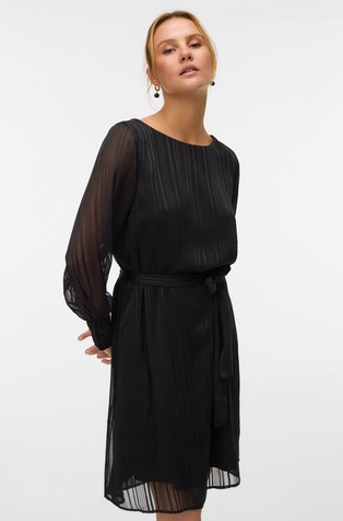 VMGEDNA obleka s pasom za zavezovanje