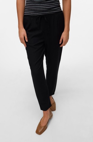 VERO MODA VMJESMILO hlače z elastičnim pasom Črna - Black 5
