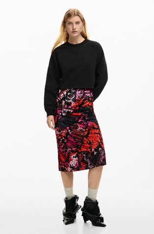 2-v-1 obleka z vzorcem oblikovalca Christiana Lacroixa