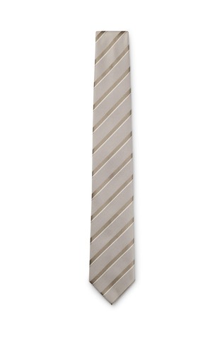 Striped silk tie
