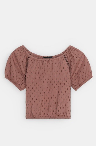 Cropped bluza z vezeninami