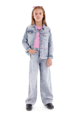 Rhinestones denim jacket