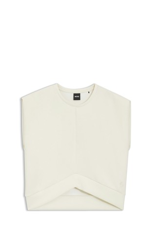 Ohlapen pulover iz raztegljivega jerseya