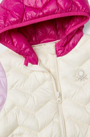 BENETTON Prešita bunda s kapuco Večbarvna - Multi 3