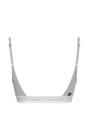 CALVIN KLEIN String Bralette - Ck One Grey 6