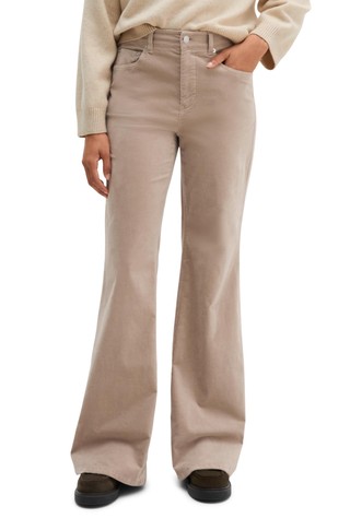 Bootcut pants in stretch organic cotton