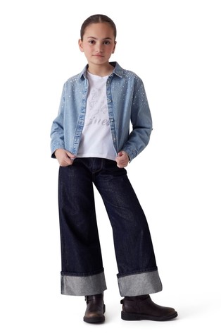 Denim srajca z dolgimi rokavi