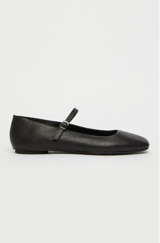 Nappa leather ballet flats