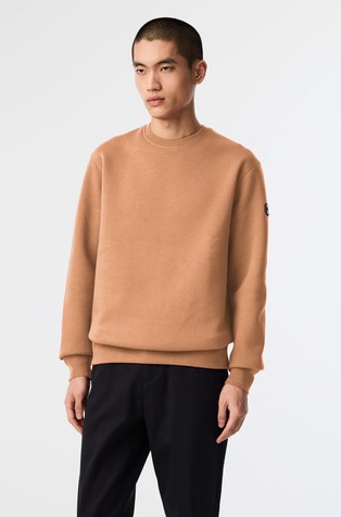 Signature Logo Crewneck Cotton-blend Sweatshirt