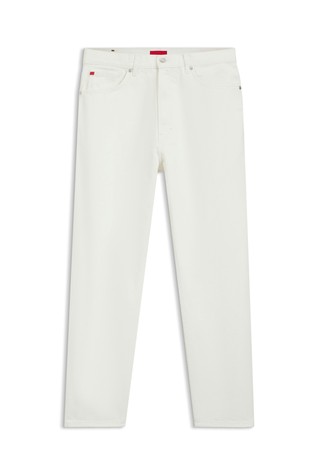 Relaxed fit jeans hlače z zožanimi hlačnicami