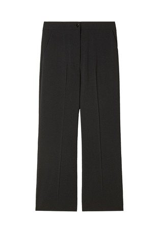 Regular fit hlače iz krep tkanine