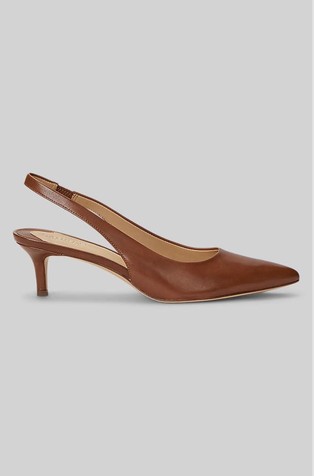 Lolah II Leather Slingback Pump