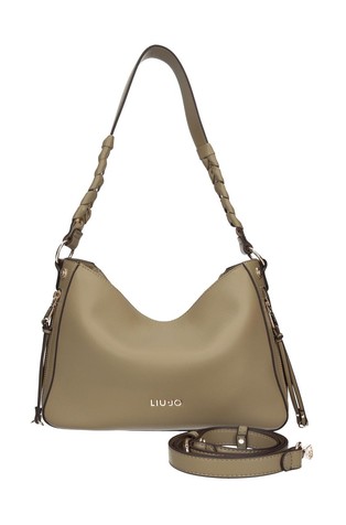 Faux-leather crossover body bag