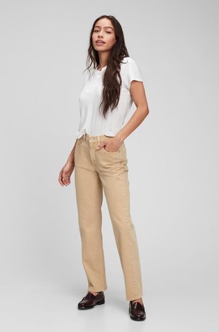 Mid Rise 90s Loose Jeans with Washwell