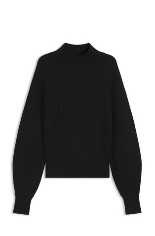 Loose-fit sweater with raglan sleeves