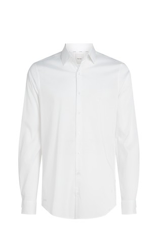 Slim fit srajca iz mešanice z liocelom