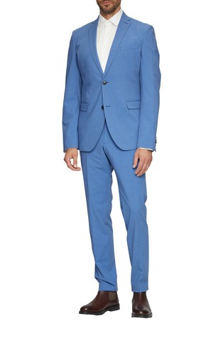 S.OLIVER Slim fit srajca iz raztegljivega bombaža Bela - White 3