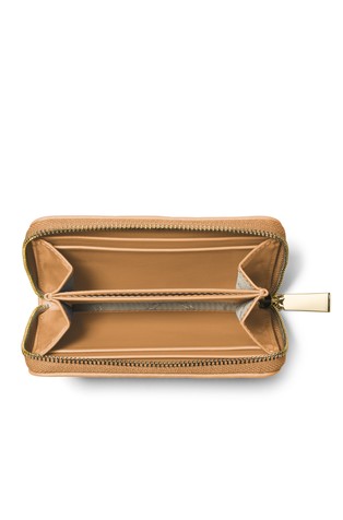 MICHAEL KORS Manjša prešita usnjena denarnica Bež - Beige 3