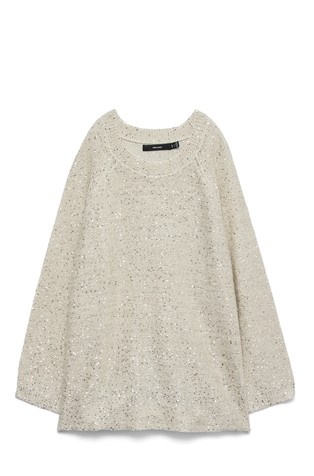 VMLEILANI pleten pulover z bleščicami