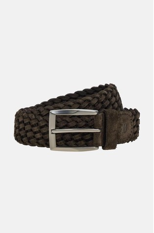 Woven Suede Belt