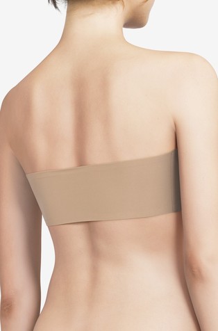CHANTELLE SoftStretch Padded Bandeau Beige 2