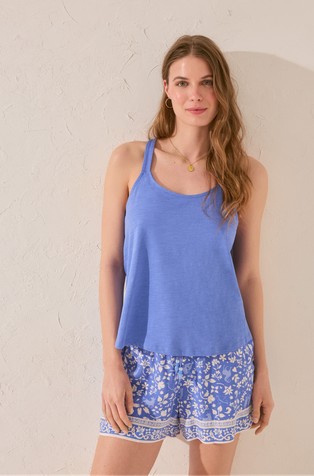 Cotton vest top