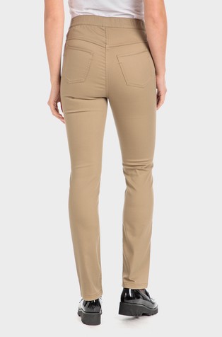 PUNT ROMA Stretch twill trousers Beige 2