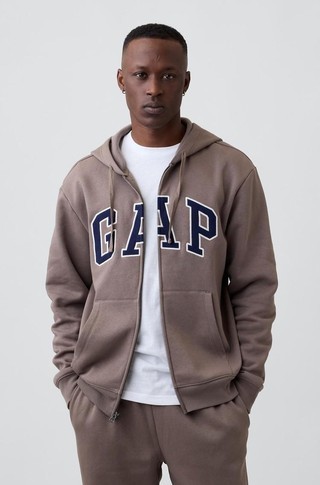 Gap logo moška jopa s kapuco