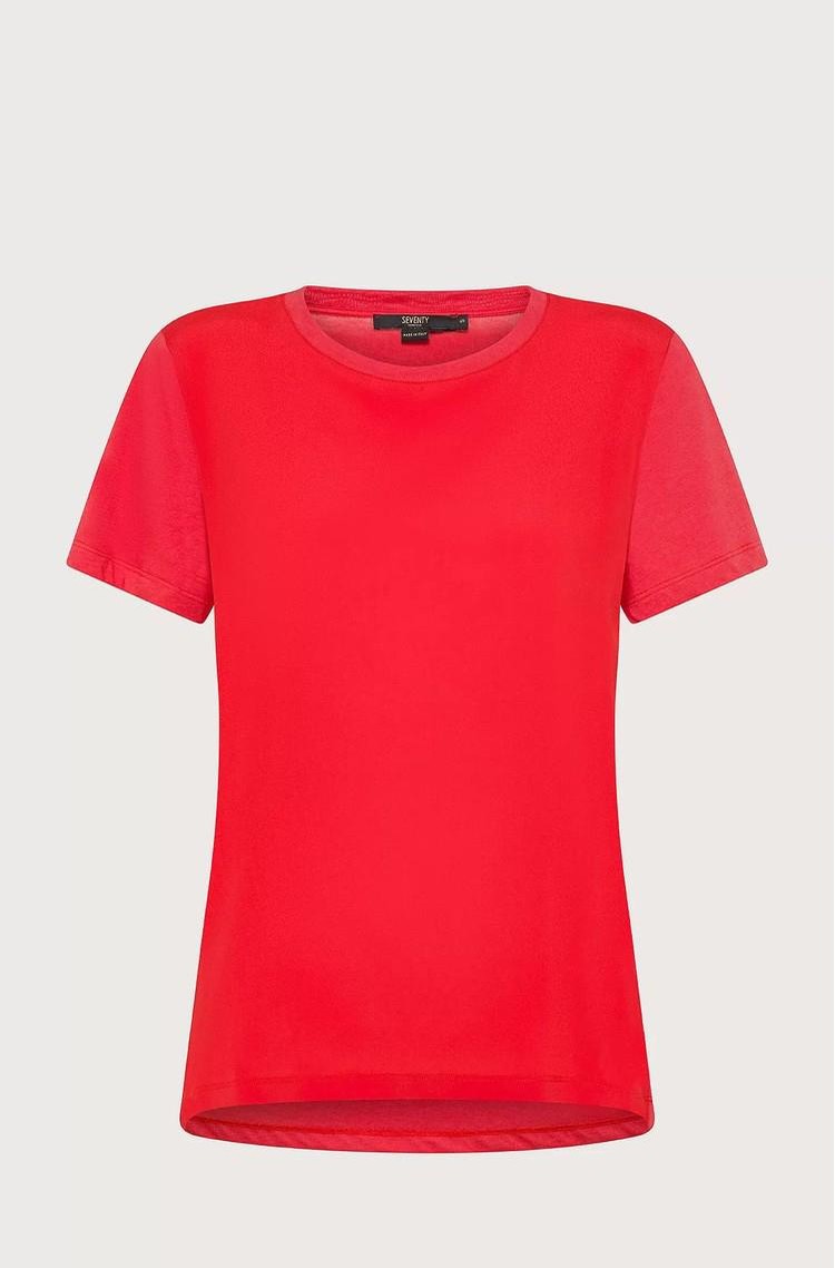 SEVENTY Modal blend T-shirt Rosso 