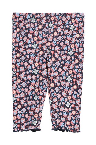 Capri leggings with floral print