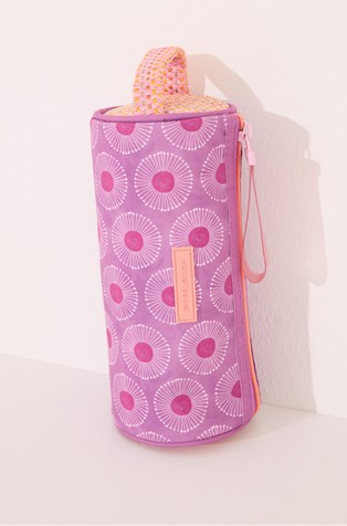 WOMEN'SECRET Small vanity case bag with raffia insert Purple / Multi 4