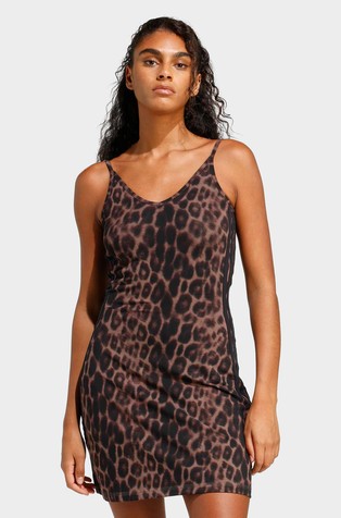 Seasonal Essentials mini obleka z leopardjim vzorcem