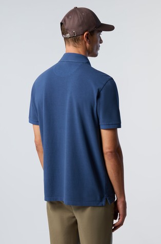 NORTH SAILS Polo shirt with embroidered logo Dark Denim 2