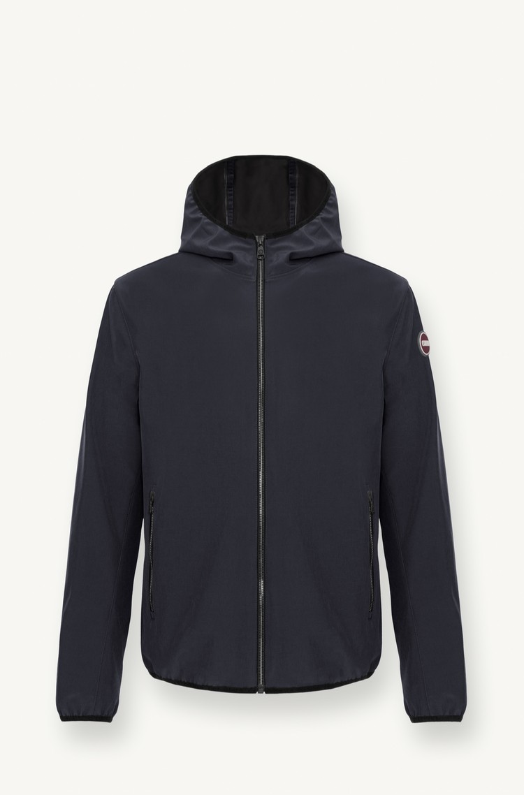 COLMAR Softshell hooded jacket Dark Blue 