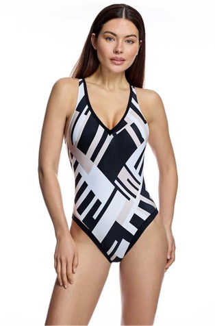 Enodelne kopalke z geometrijskim vzorcem