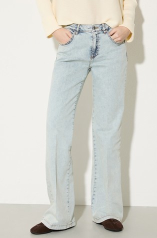 Faded bootcut jeans