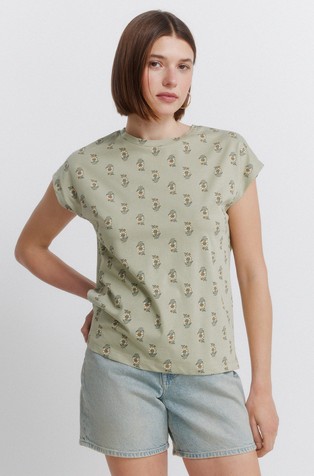 Printed short sleeve T-shirt