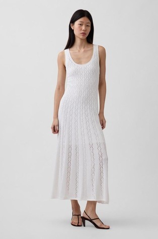Pointelle Maxi Dress