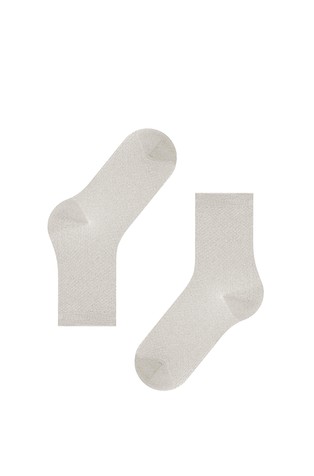FALKE Elegant Women Socks With Shimmering Effect Gray 4