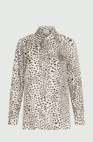 Svilena srajca z vzorcem