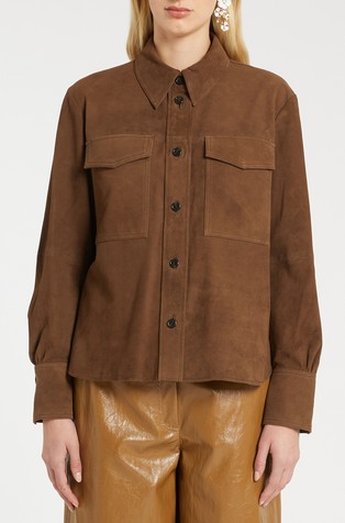 Srajčna jakna iz semiša