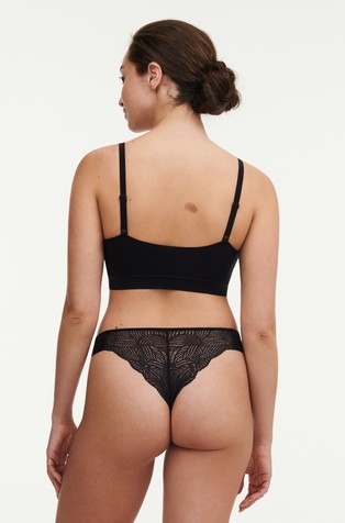 CHANTELLE SoftStretch Bralette With Removable Pads Black 5
