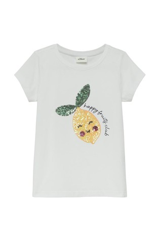 Majica s kratkimi rokavi in bleščicami