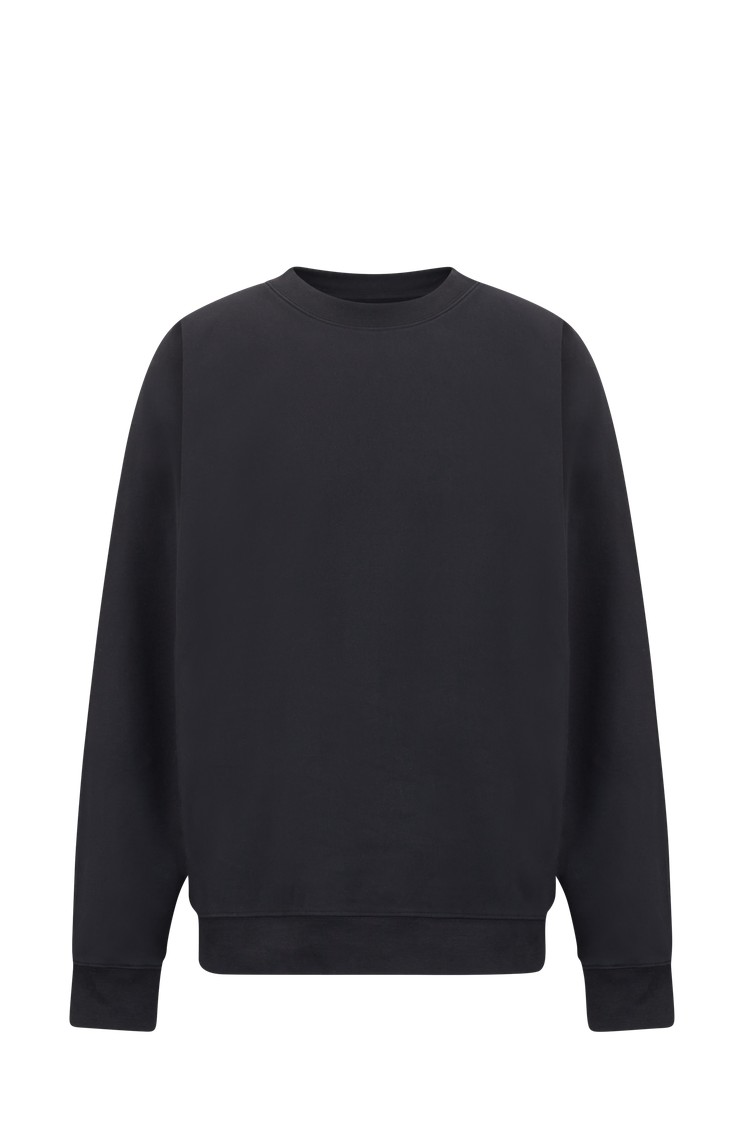 DRYKORN Oversized fit bombažen pulover Črna - Black 