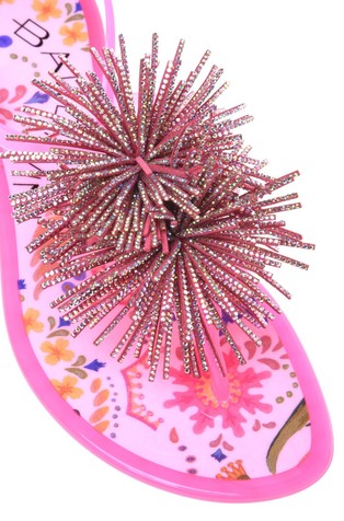 BALDININI Jelly sandal in rubber Pink 5